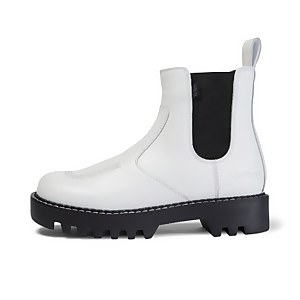 Adult Women's Kizziie Chelz Leather White - 3