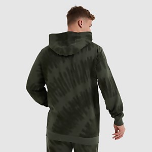 Gottero Kapuzenpullover Batik Dunkelgrün