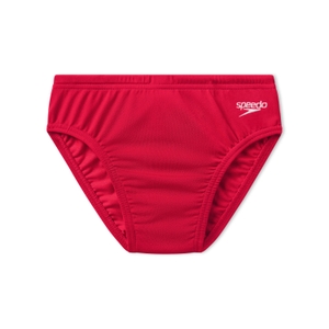 Boys Solid Powerflex Youth Brief Red