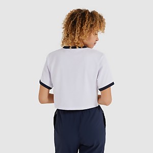 Women's Filide Crop Top White