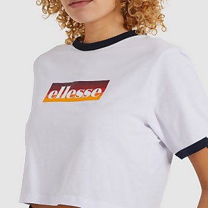 Women's Filide Crop Top White