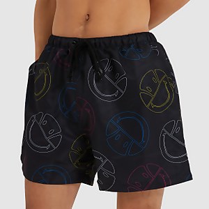 Men's ellesse x Smiley® Contento Swim Shorts Dark Grey - XS