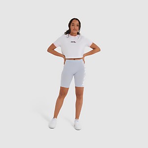 Derla Cropped T-Shirt White