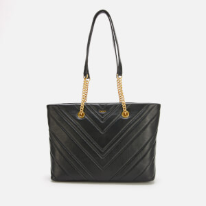 DKNY Women s Vivian Quilted Tote Bag Black TheHut