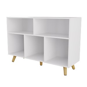 Kids Compact Storage Unit with Legs - White