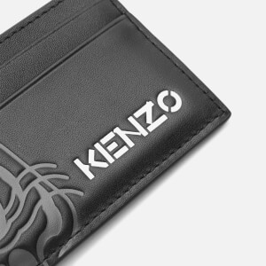 【KENZO】Happy Tiger Card Holder Black KENZO Happy Tiger' card holder in leather | KENZO