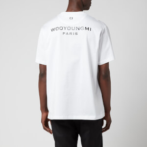 【関税込み】WOOYOUNGMI ネイビー ロゴプリント Tシャツ 13295756-6904930912530420.jpg