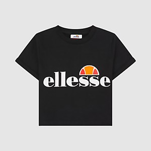 Girl's Nicky Cropped T-Shirt Black - 3-4