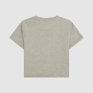 Nicky Cropped T-Shirt Grey Marl