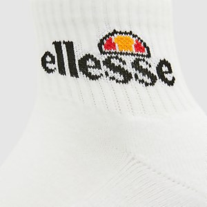 ELLESSE ARROM 3PK SPORTS SOCKS SBAC WHITE