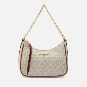 MICHAEL Michael Kors Women's Jet Set Charm Small Chain Pouchette - Vanilla/Acrn