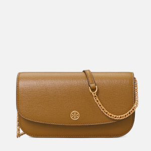Tory Burch Robinson Chain Wallet, Ivory