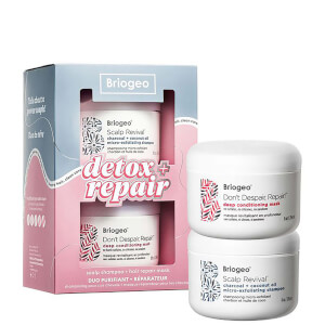 Briogeo Detox + Repair Scalp Shampoo + Hair Repair Mask