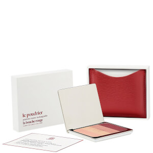 La Bouche Rouge Paris Red Fine Leather Salton Eye Shadow Set