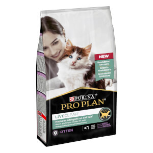 PRO PLAN Cat LIVECLEAR Kitten Reich an Truthahn Trockenfutter Beutel 1,4kg