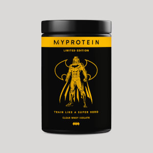 Myprotein x 蝙蝠俠 聯名限量黑森林莓果口味 透明分離乳清蛋白粉