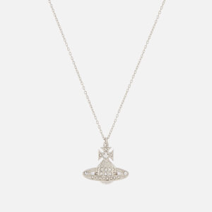 Vivienne Westwood Women's Minnie Bas Relief Pendant - Platinum/Crystal