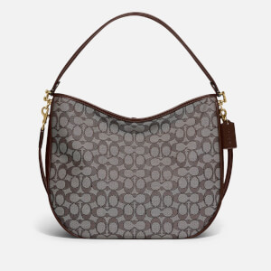 Coach Women's Signature Jacquard Soft Tabby Hobo Bag - Oak maple