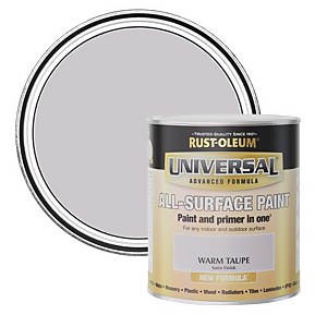 Rust-Oleum Universal Satin Paint Warm Taupe 750ml
