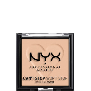 NYX Professional Makeup Can't Stop Won't Stop Mattifying Lightweight Powder 7g (Various Shades)