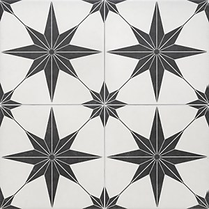 Country Living Starry Skies White Light Porcelain Floor & Wall Tile 450x450mm (Sample Only)