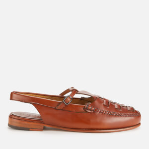 Roqueta Leather Slingback Flats