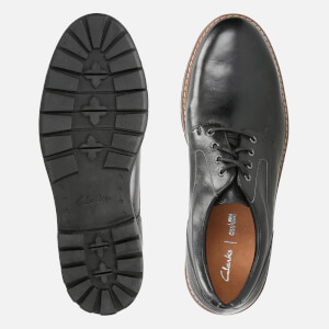 Clarks Men s Batcombe Hall Leather Derby Shoes Black Allsole
