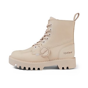 Adult Women's Kizziie Leather Higher Beige - 3