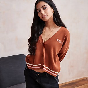 Women's Cardigan Rust - XS