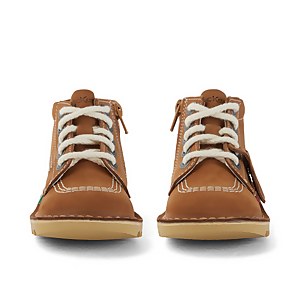 Infant Unisex Kick Hi Zip Nubuck Tan