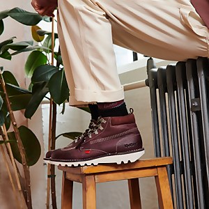 Men's Kick Hi Winterised Burgandy - 6