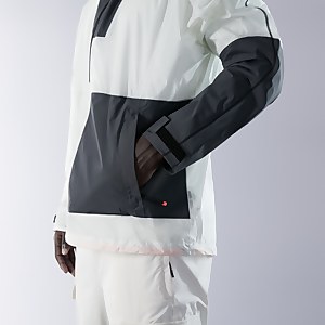 Men's Pygar Waterproof Jacket - White / Grey