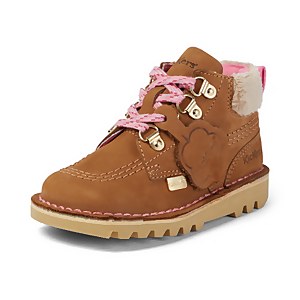 Infant Girls Kick Hi Winter Nubuck Tan