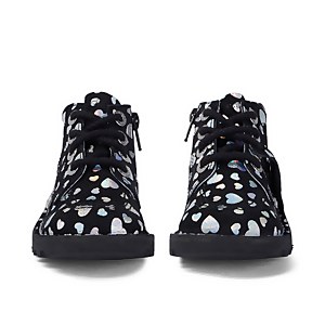 Infant Girls Kick Hi Heart Nubuck Black