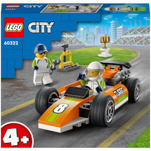 LEGO City Great Vehicles Race Car Toy Building Set 60322 Toys
