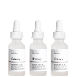 The Ordinary Hyaluronic Acid 2% and B5 Hydration Support Formula 30ml (Three Pack)