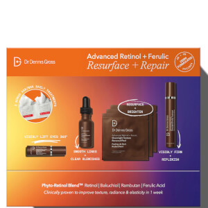 Dr Dennis Gross Skincare Advanced Retinol, Ferulic Resurface and Repair Set
