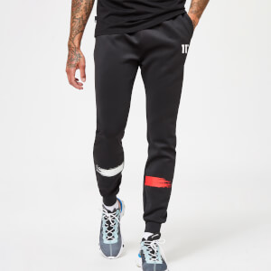11 Degrees Paint Stroke Track Pants – Black