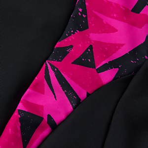 Girls' Hyperboom Splice Legsuit Black/Pink