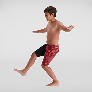 Boys' Allover Jammer Black/Red
