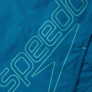 Men's Boom Logo 16" Swim Short Blue