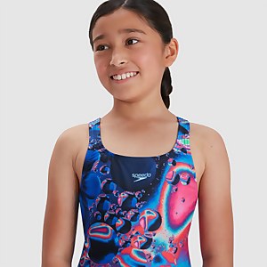 Girls' Digital Placement Medalist Swimsuit Blue/Pink