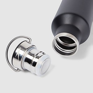 Metall Wasserflasche Schwarz