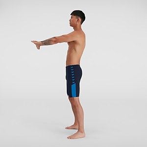 Herren Boom Logo Splice Schwimmhose Marineblau/Blau