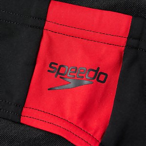 Slip de bain Homme 7 cm Boom Logo Splice noir/rouge