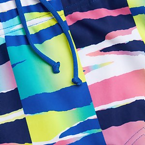 Men's Rainbow Ripple 17cm Brief White/Blue