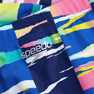 Men's Rainbow Ripple 17cm Brief White/Blue