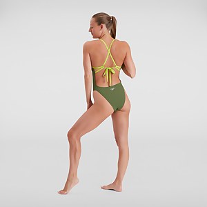 Maillot de bain Femme nœud au dos vert