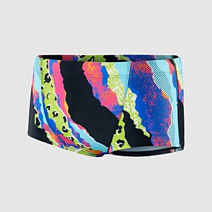 Men's Allover V-Cut 17cm Brief Black/Green