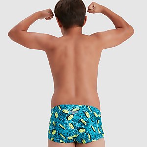 Boys' Allover 13cm Brief Blue/Green